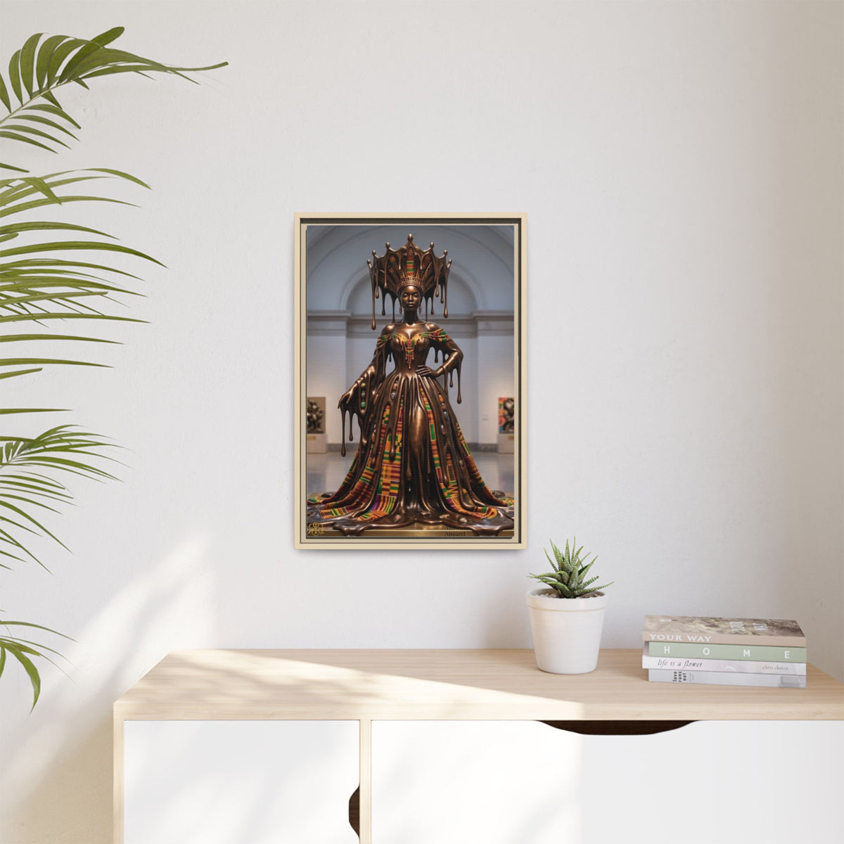 Matte Canvas, Framed (Multi-color)