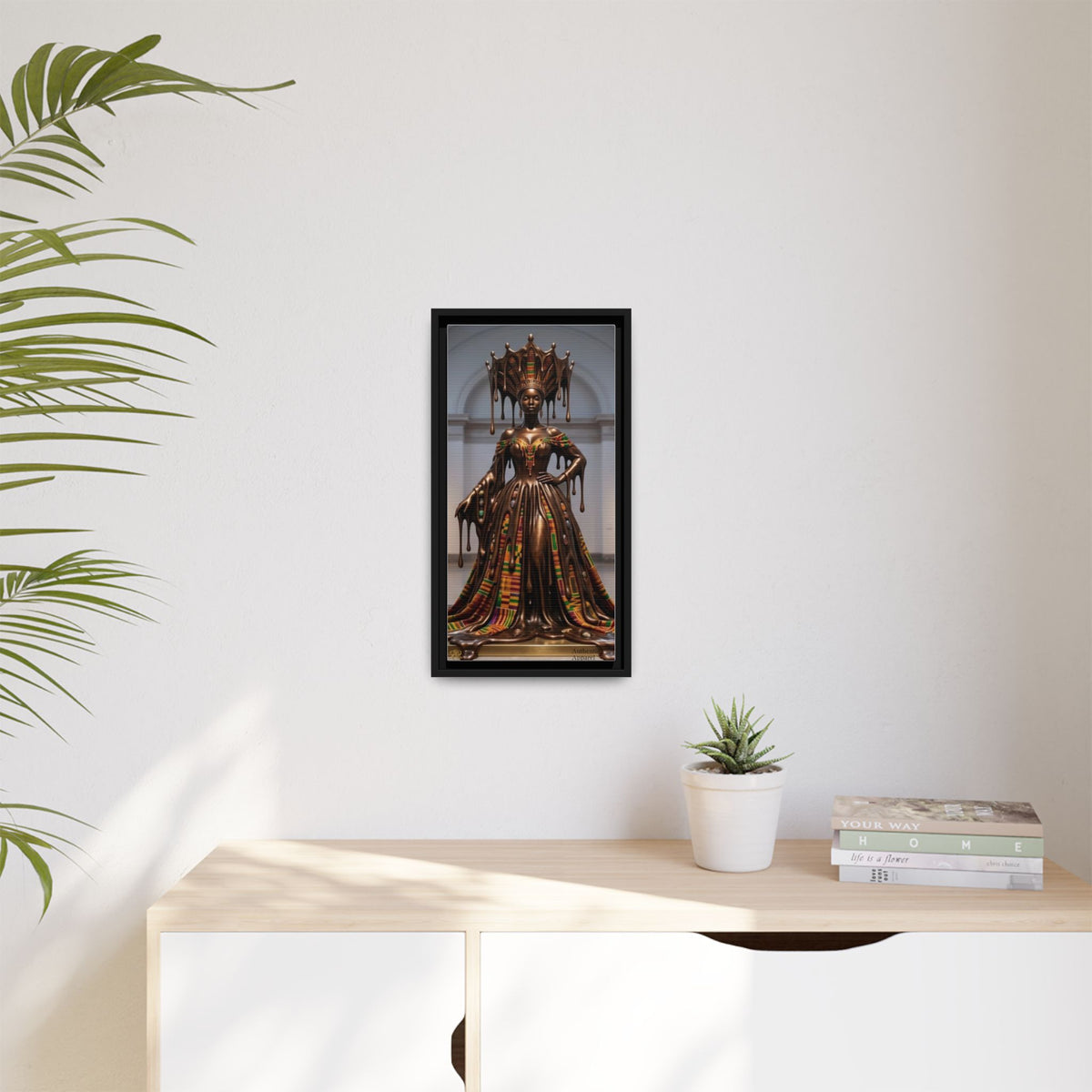 Matte Canvas, Framed (Multi-color)