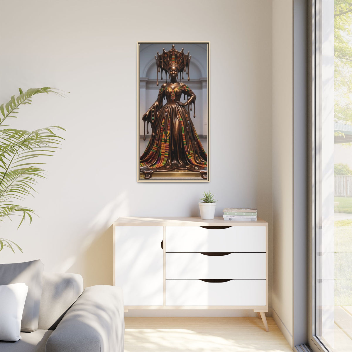 Matte Canvas, Framed (Multi-color)