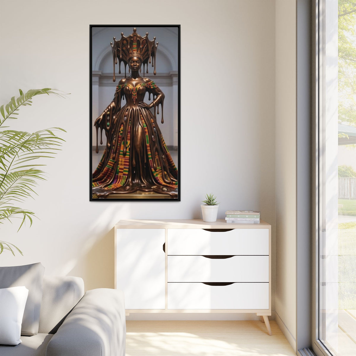 Matte Canvas, Framed (Multi-color)