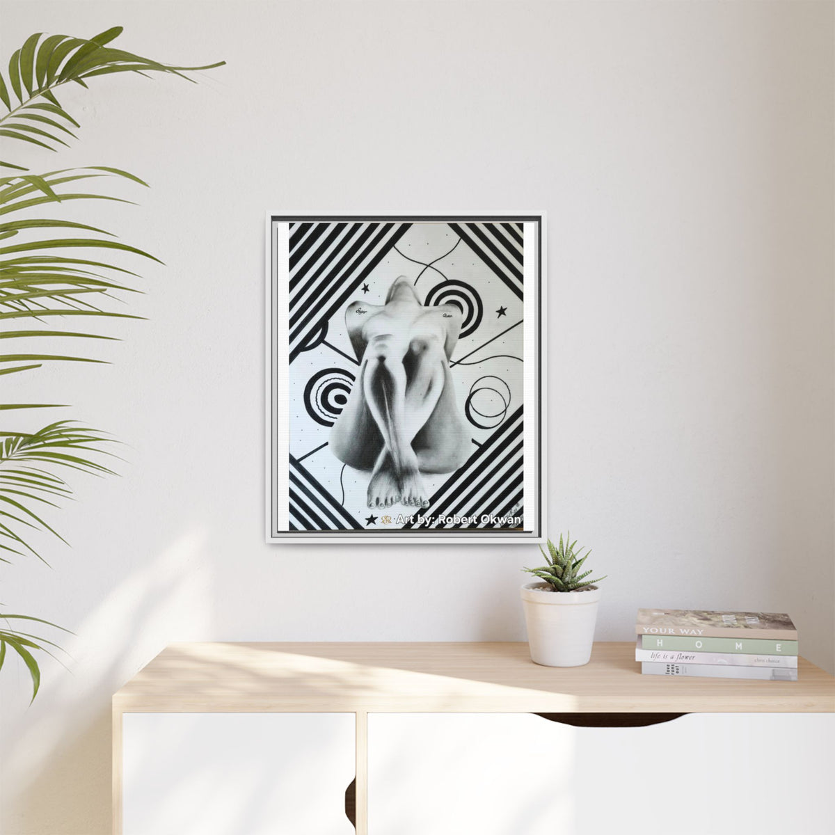 Matte Canvas, Framed (Multi-color)
