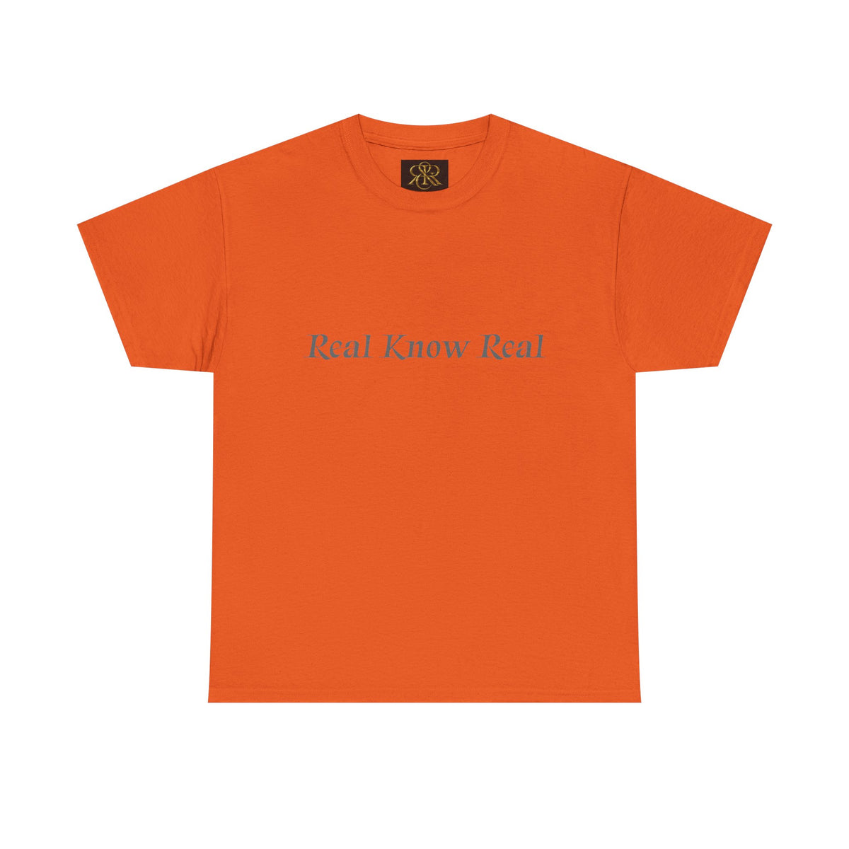 Unisex Heavy"RealKnowReal" Cotton Tee