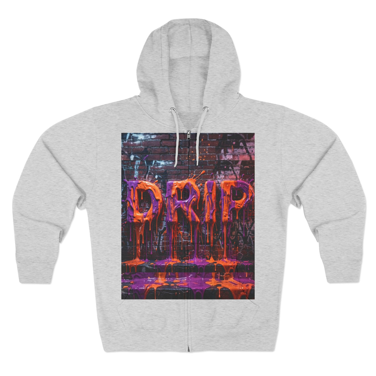Unisex "DRIP" Graphic Zip Hoodie