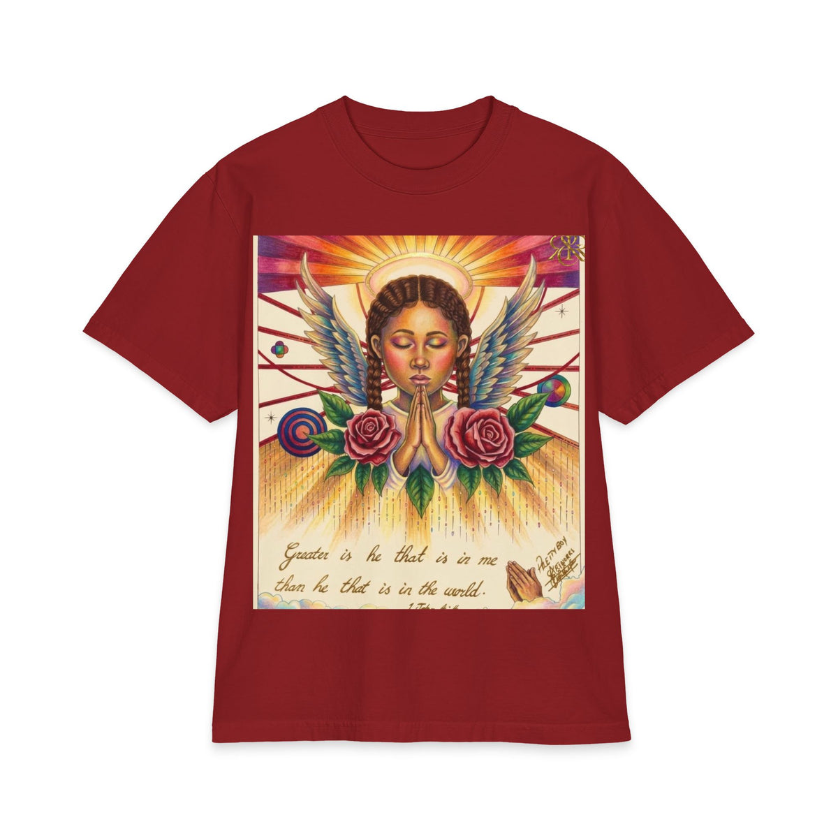 Unisex Max "Angel" Heavyweight Short Sleeve