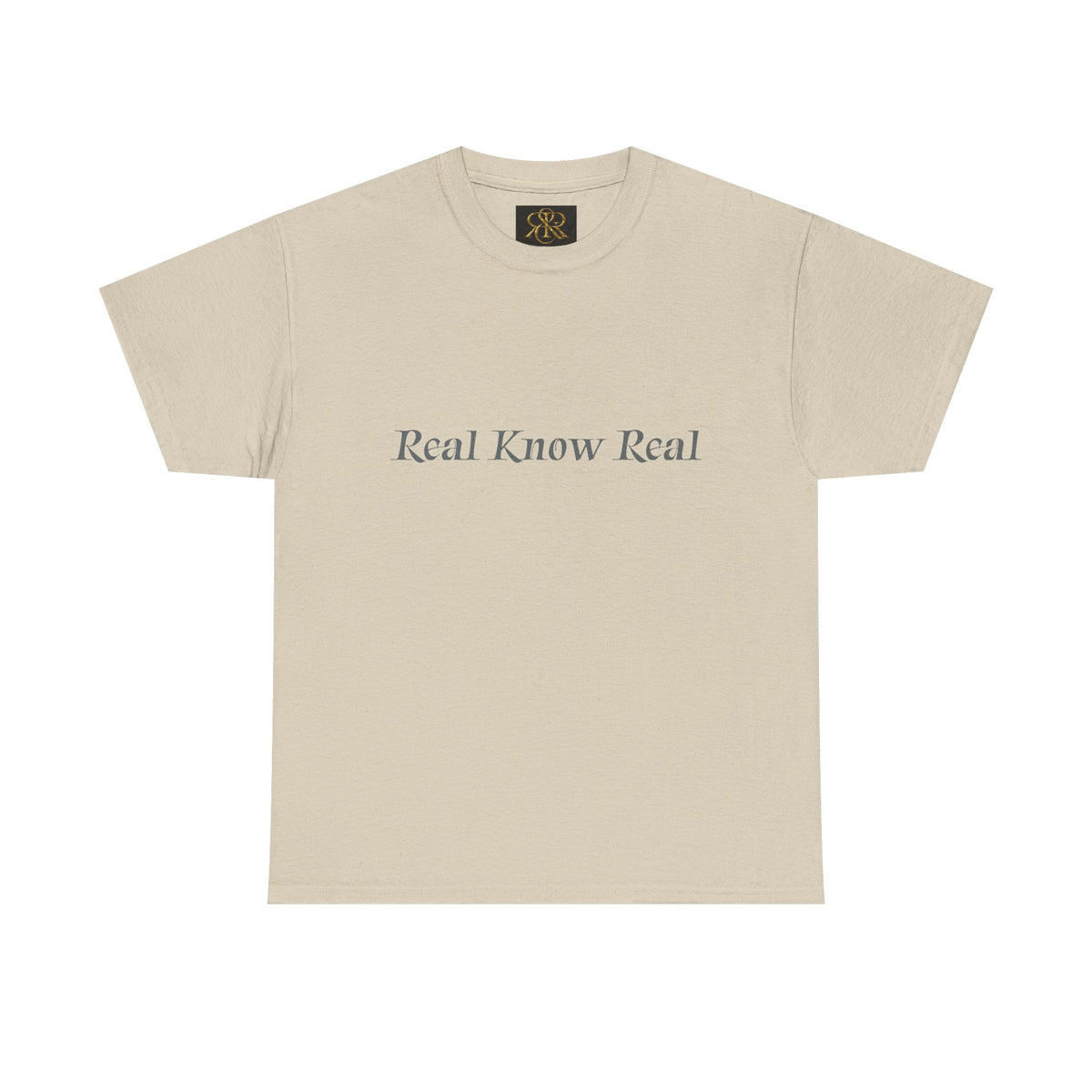Unisex Heavy"RealKnowReal" Cotton Tee