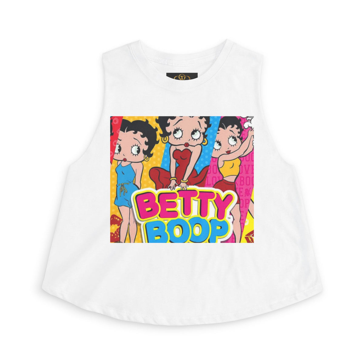 Betty Boop Retro Pop Crop Top — Vintage Cartoon Graphic Tank