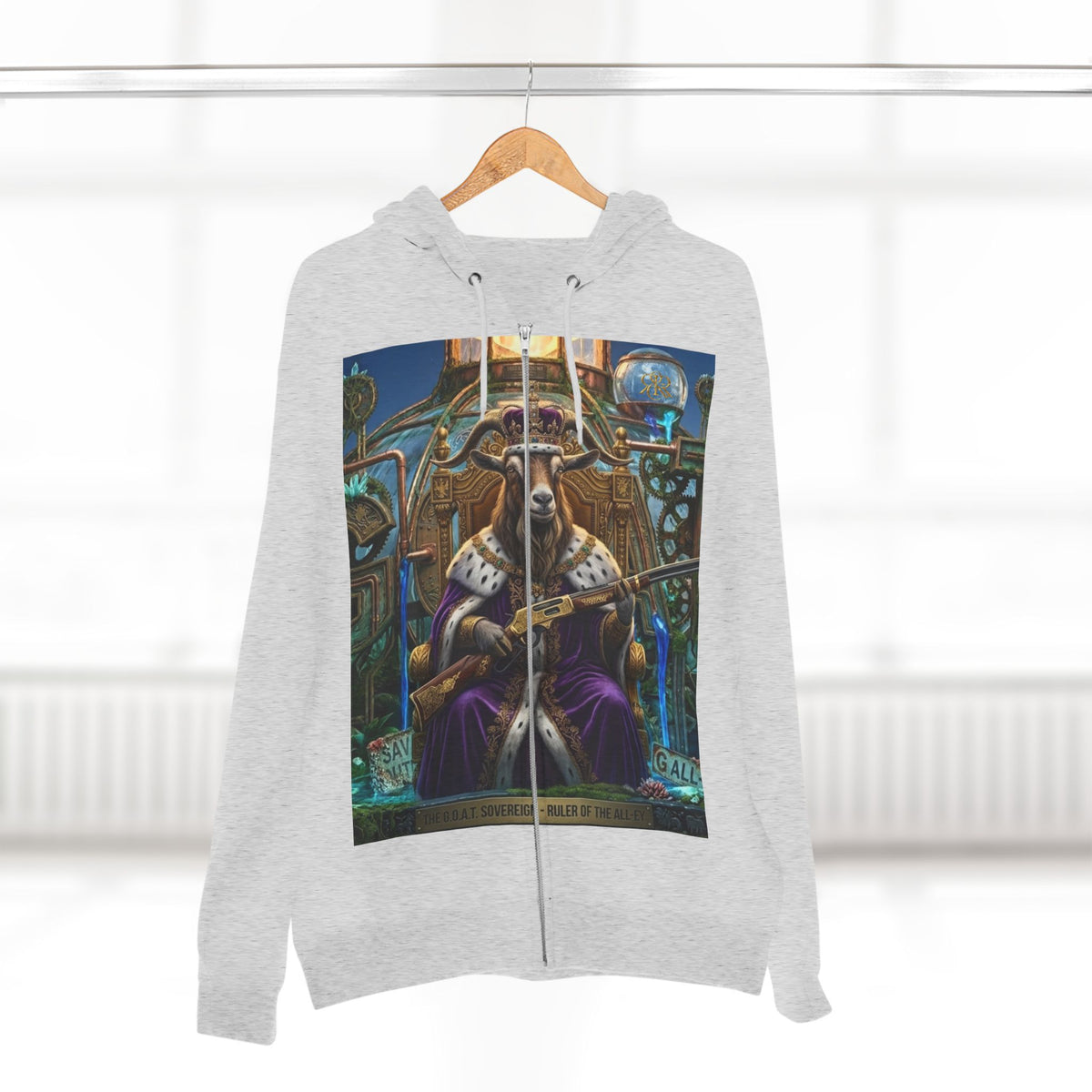 Unisex "GOAT Graphics" Zip Hoodie