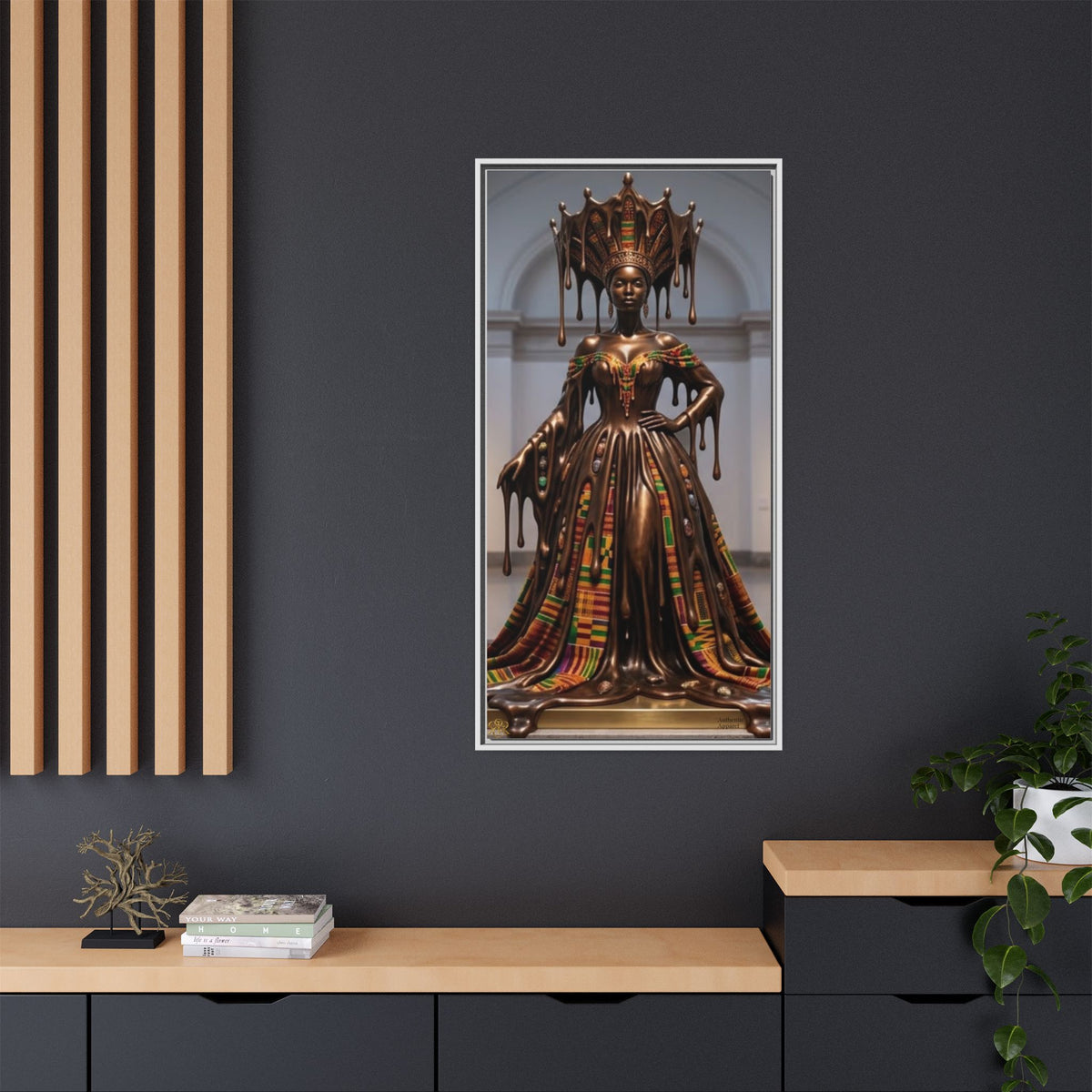 Matte Canvas, Framed (Multi-color)