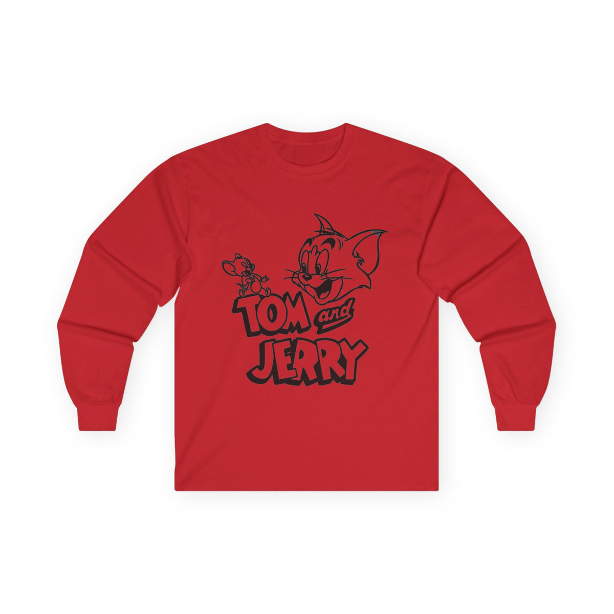 Unisex Ultra Cotton "Tom and Jerry" Long Sleeve Tee