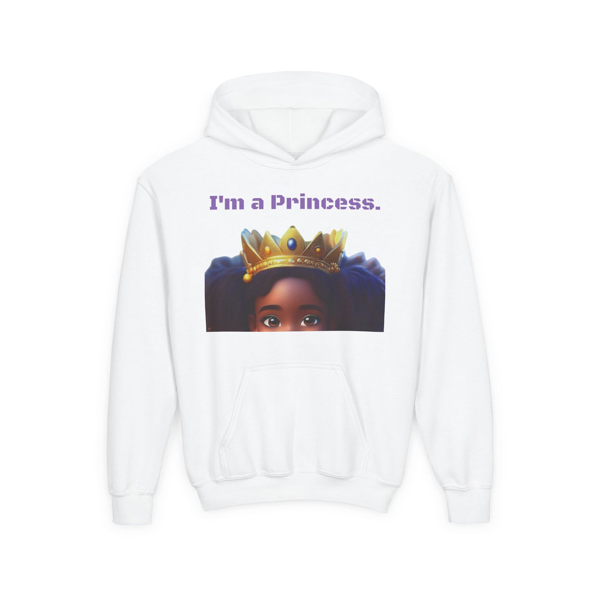 Youth Heavy Blend "Princess" Hooded Sweatshirt
