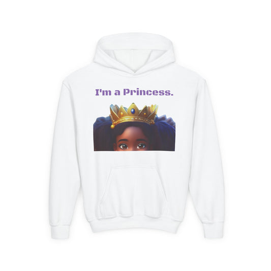 Youth Heavy Blend "Princess" Hooded Sweatshirt