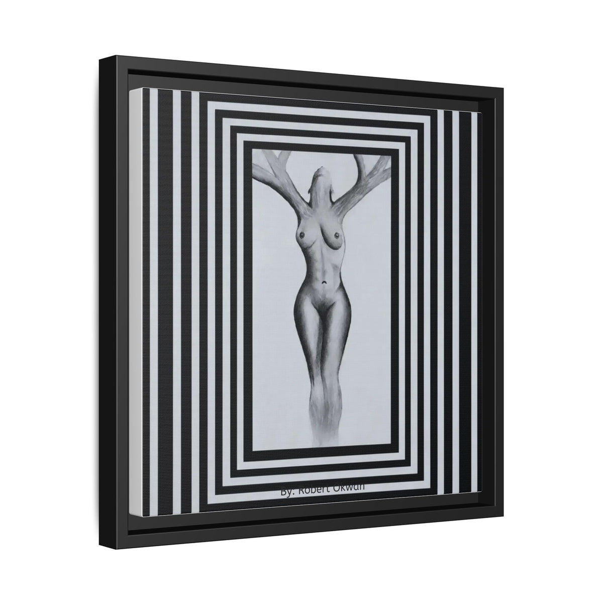 Matte Canvas, Framed (Multi-color)