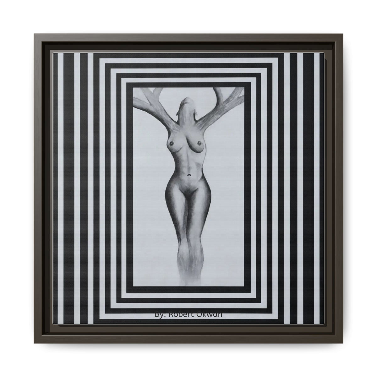 Matte Canvas, Framed (Multi-color)