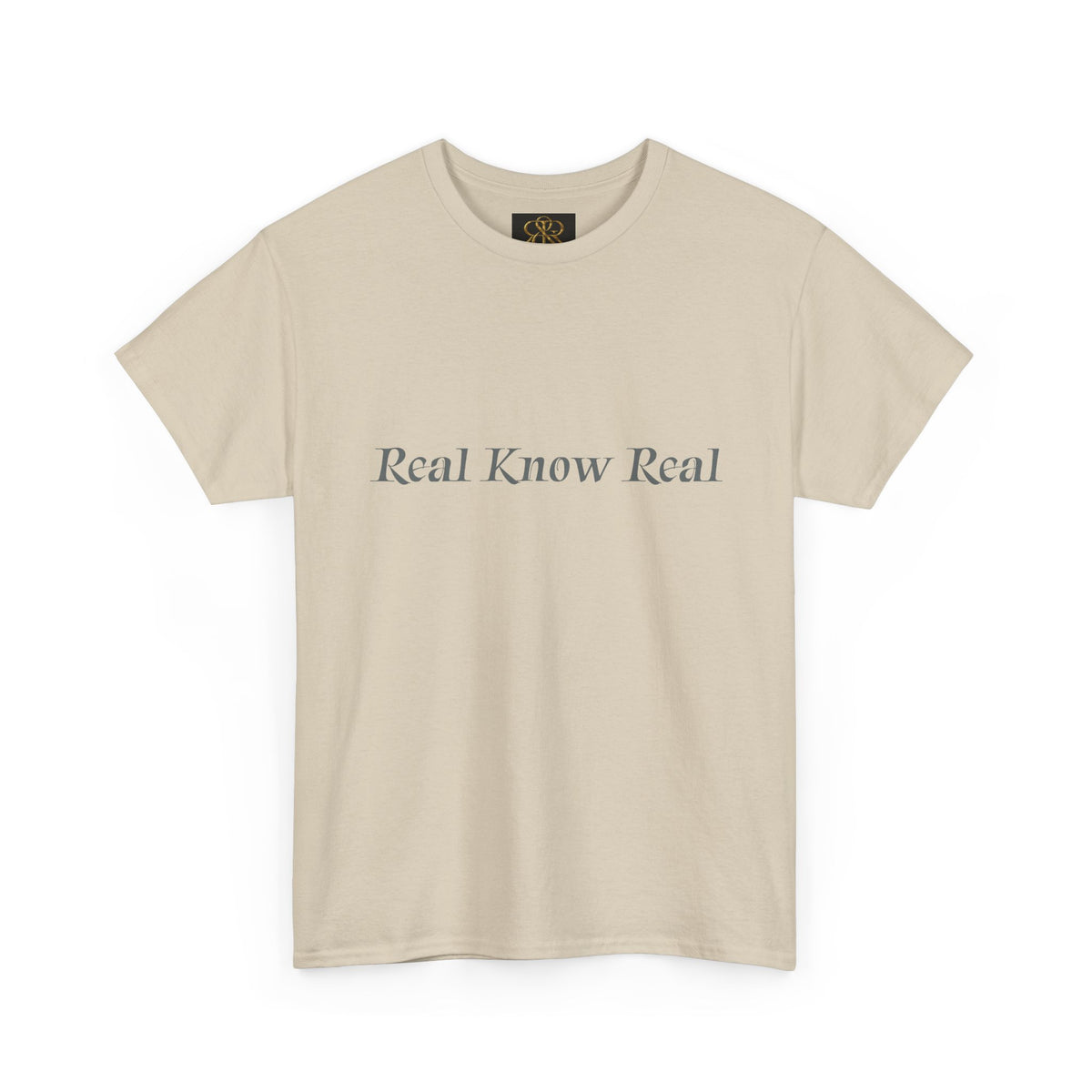 Unisex Heavy"RealKnowReal" Cotton Tee