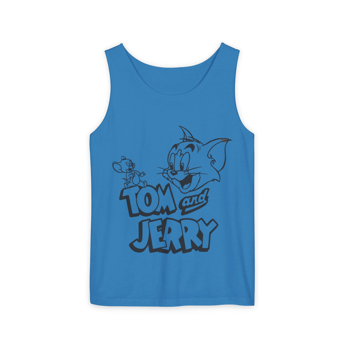 Unisex Garment-Dyed "Tom and Jerry" Tank Top