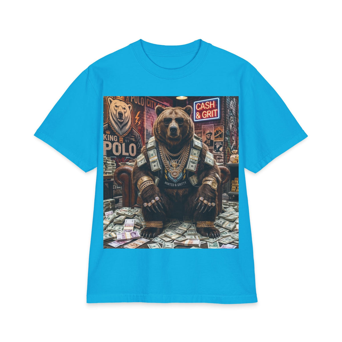Unisex Max "Rich Bear" Heavyweight Short Sleeve