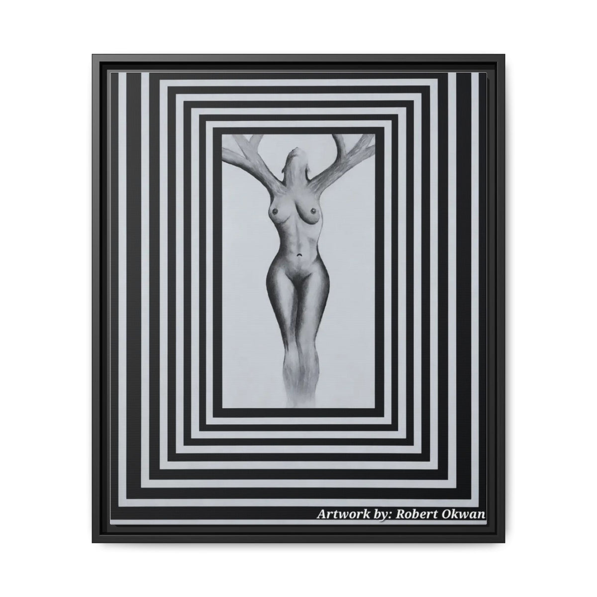 Matte Canvas, Framed (Multi-color)