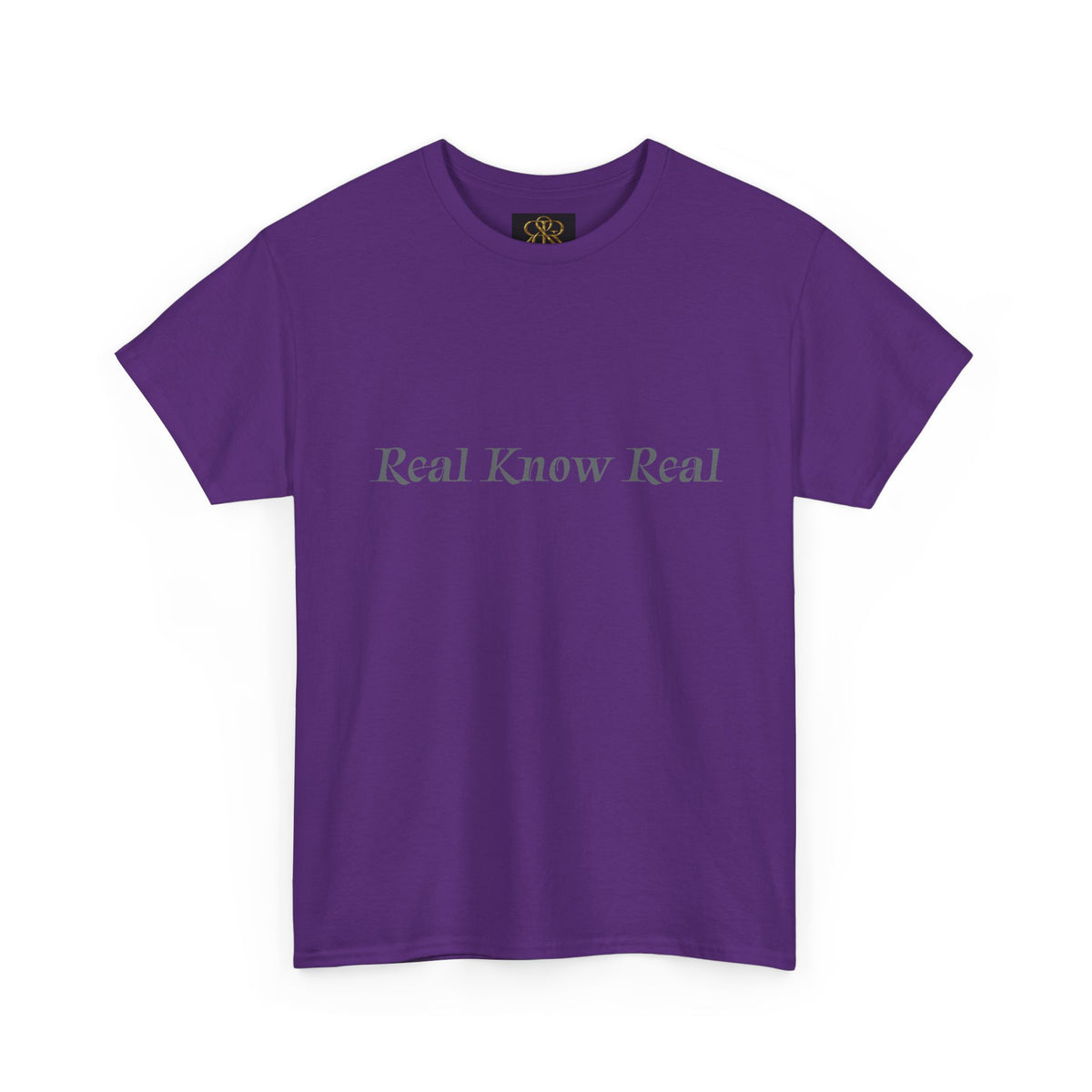 Unisex Heavy"RealKnowReal" Cotton Tee