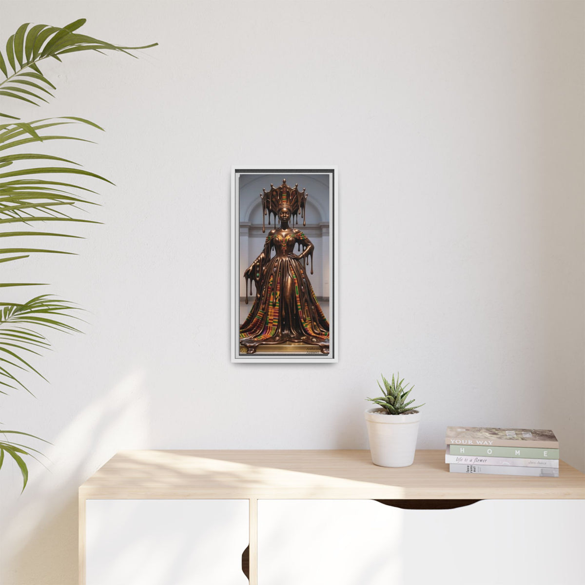 Matte Canvas, Framed (Multi-color)