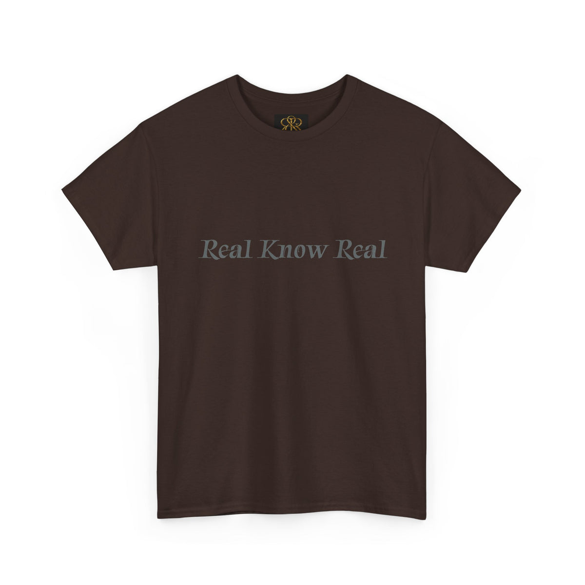 Unisex Heavy"RealKnowReal" Cotton Tee