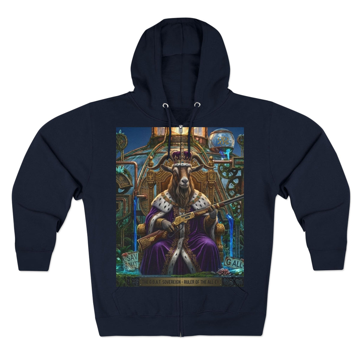 Unisex "GOAT Graphics" Zip Hoodie
