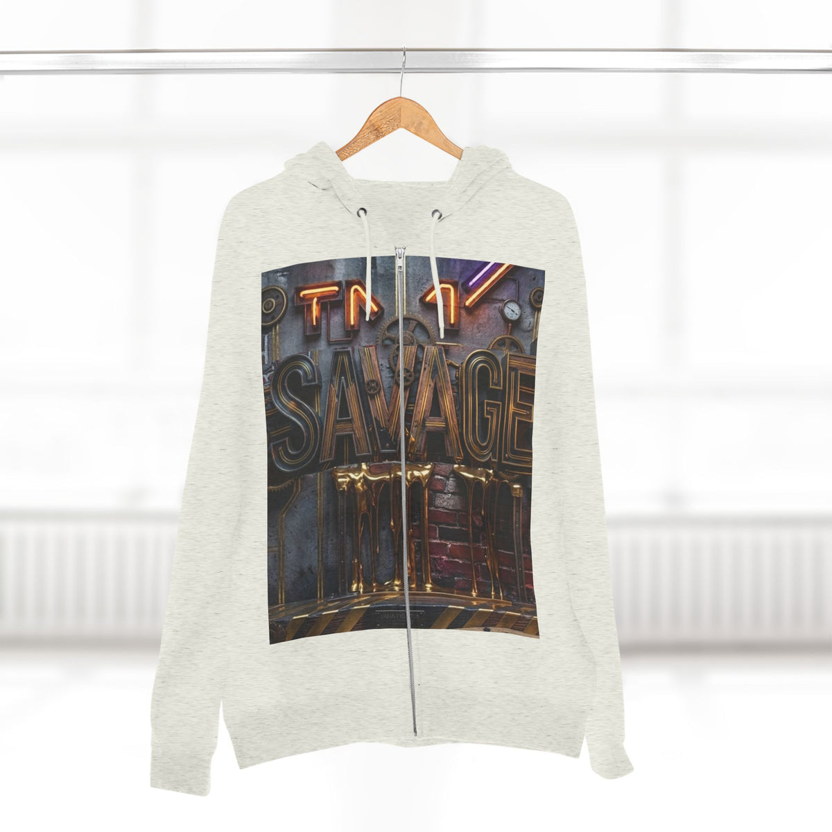 Unisex "Savage graphic" Zip Hoodie