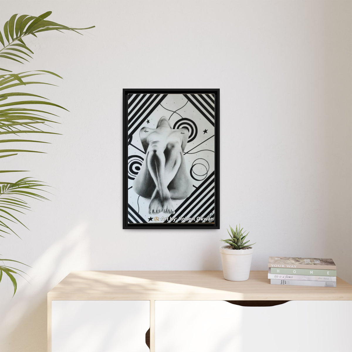 Matte Canvas, Framed (Multi-color)