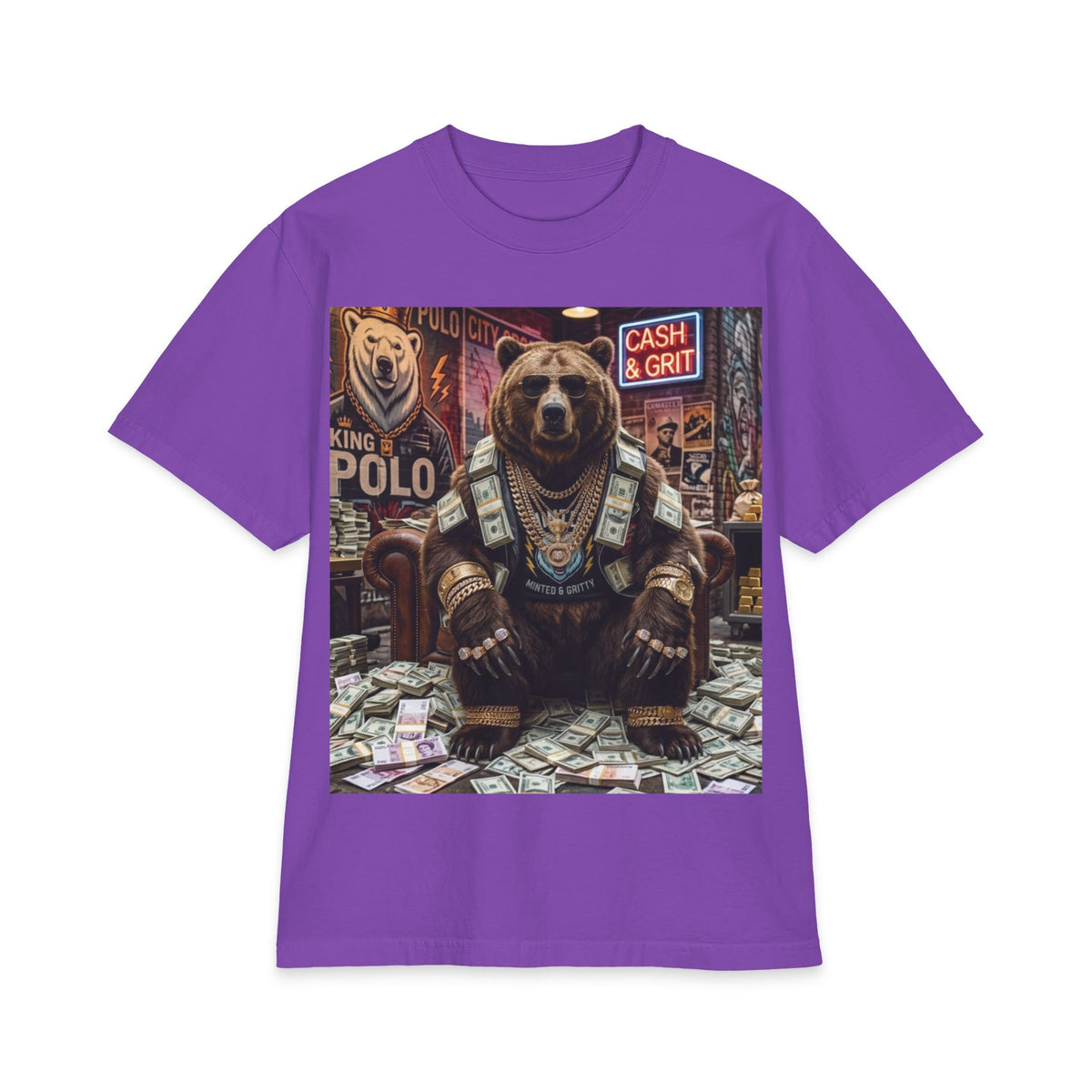 Unisex Max "Rich Bear" Heavyweight Short Sleeve