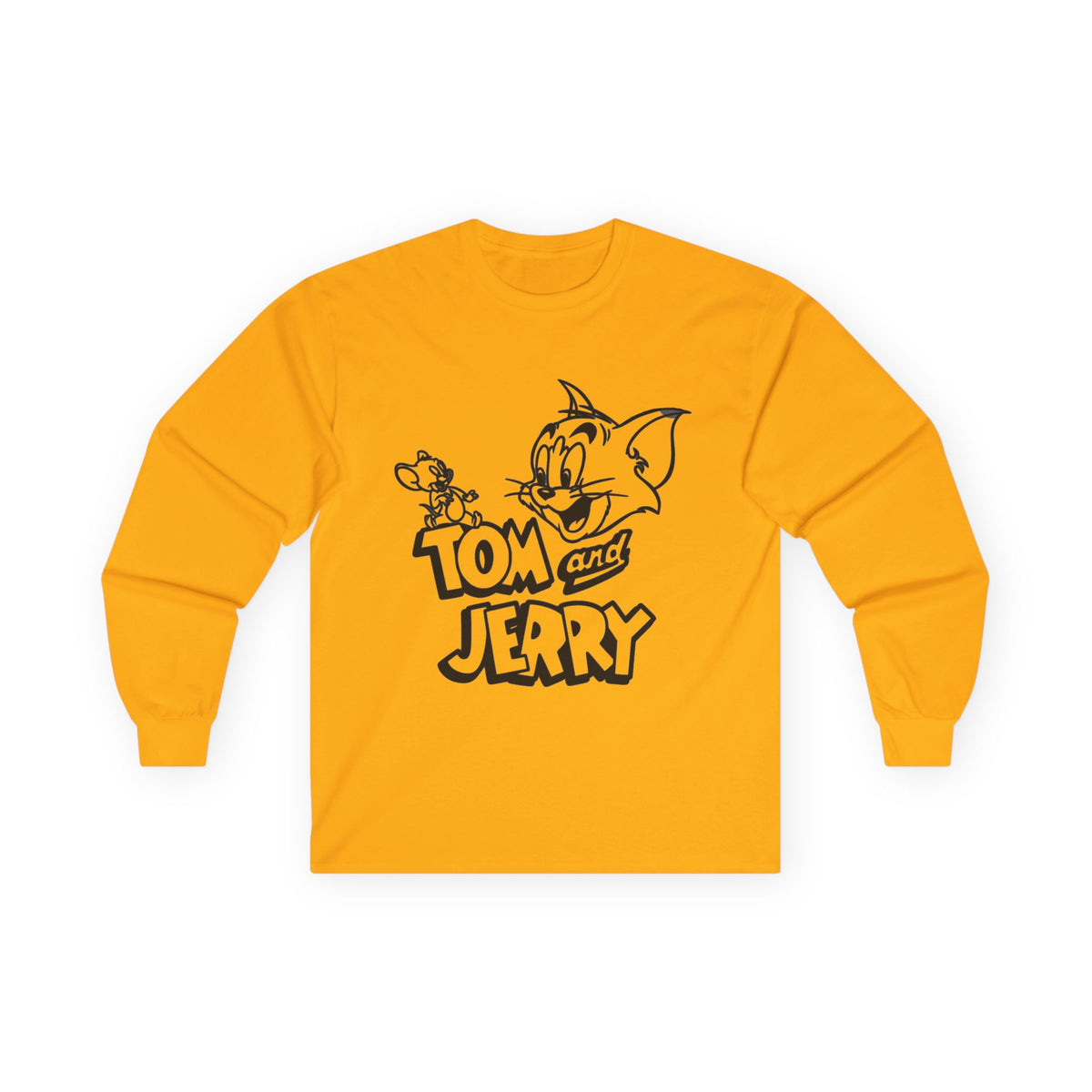 Unisex Ultra Cotton "Tom and Jerry" Long Sleeve Tee