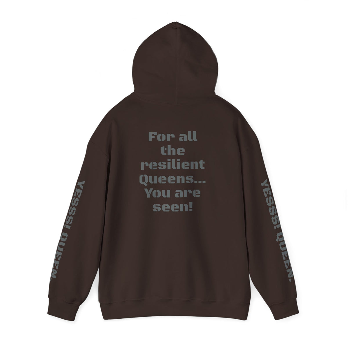 Crowned Girl Hoodie - Black Girl Magic Royalty Sweatshirt