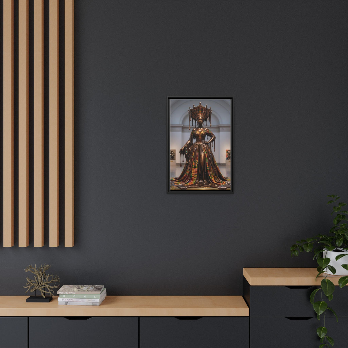 Matte Canvas, Framed (Multi-color)