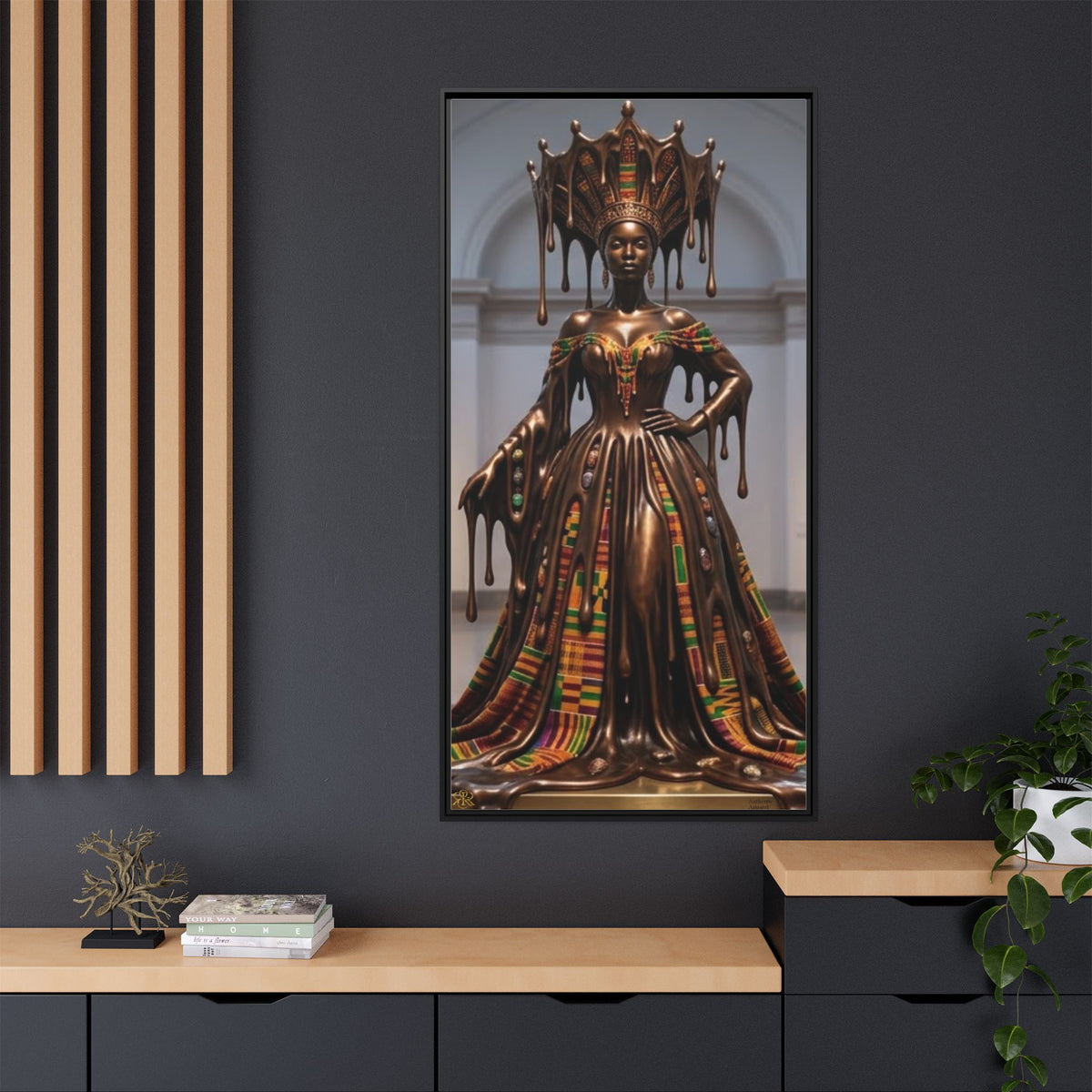 Matte Canvas, Framed (Multi-color)