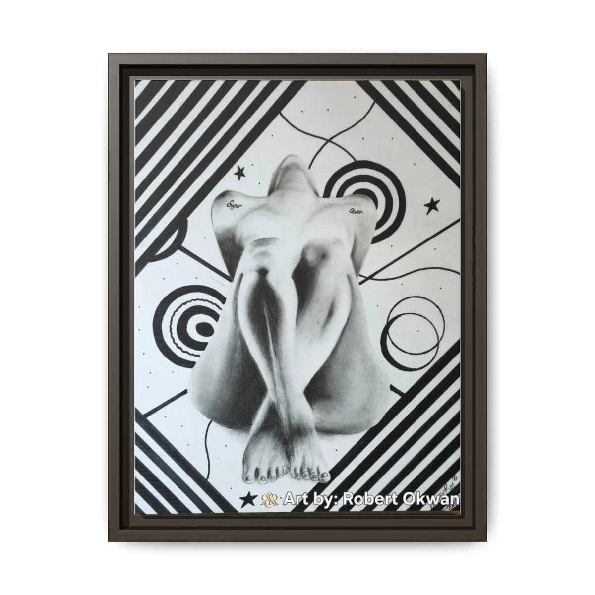 Matte Canvas, Framed (Multi-color)