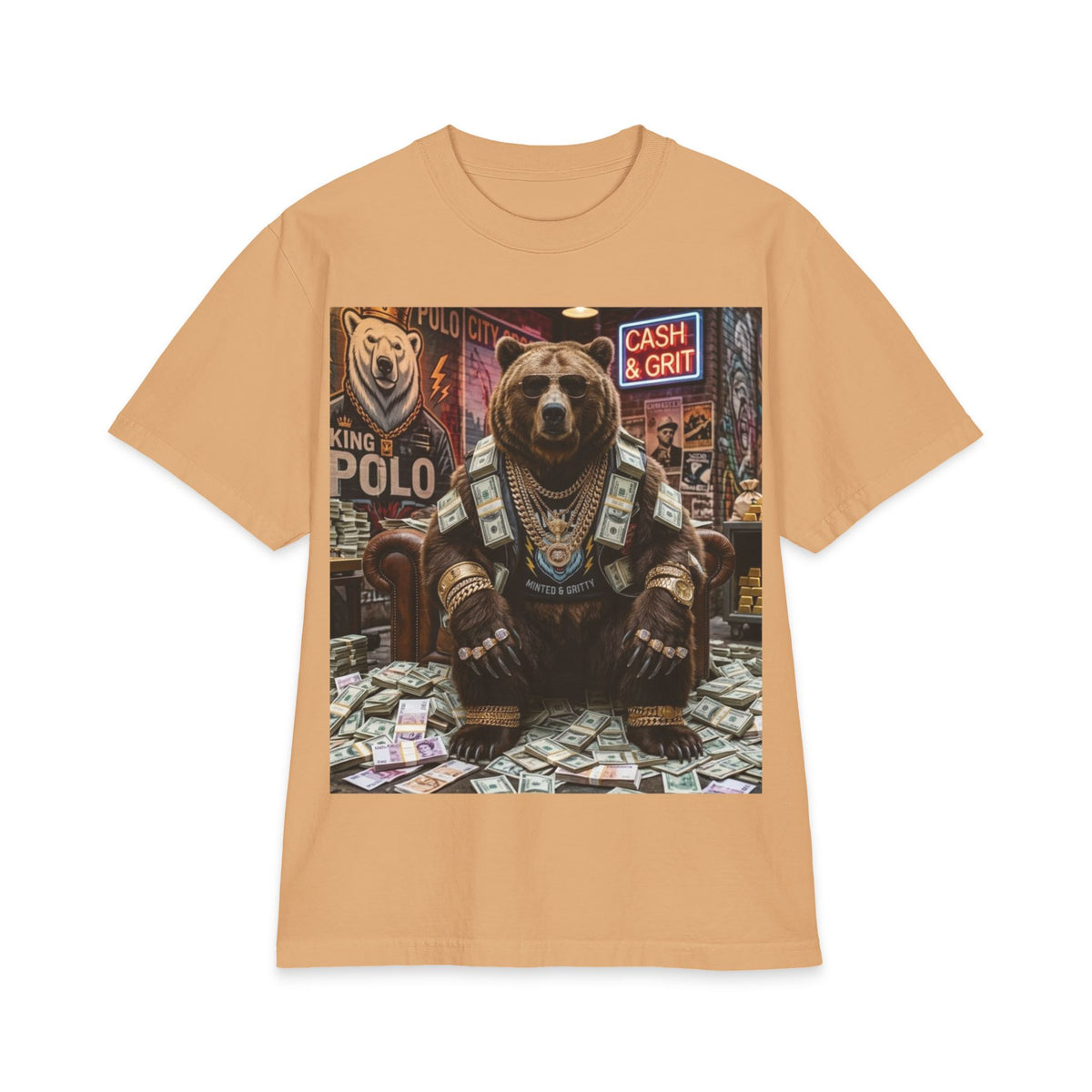 Unisex Max "Rich Bear" Heavyweight Short Sleeve