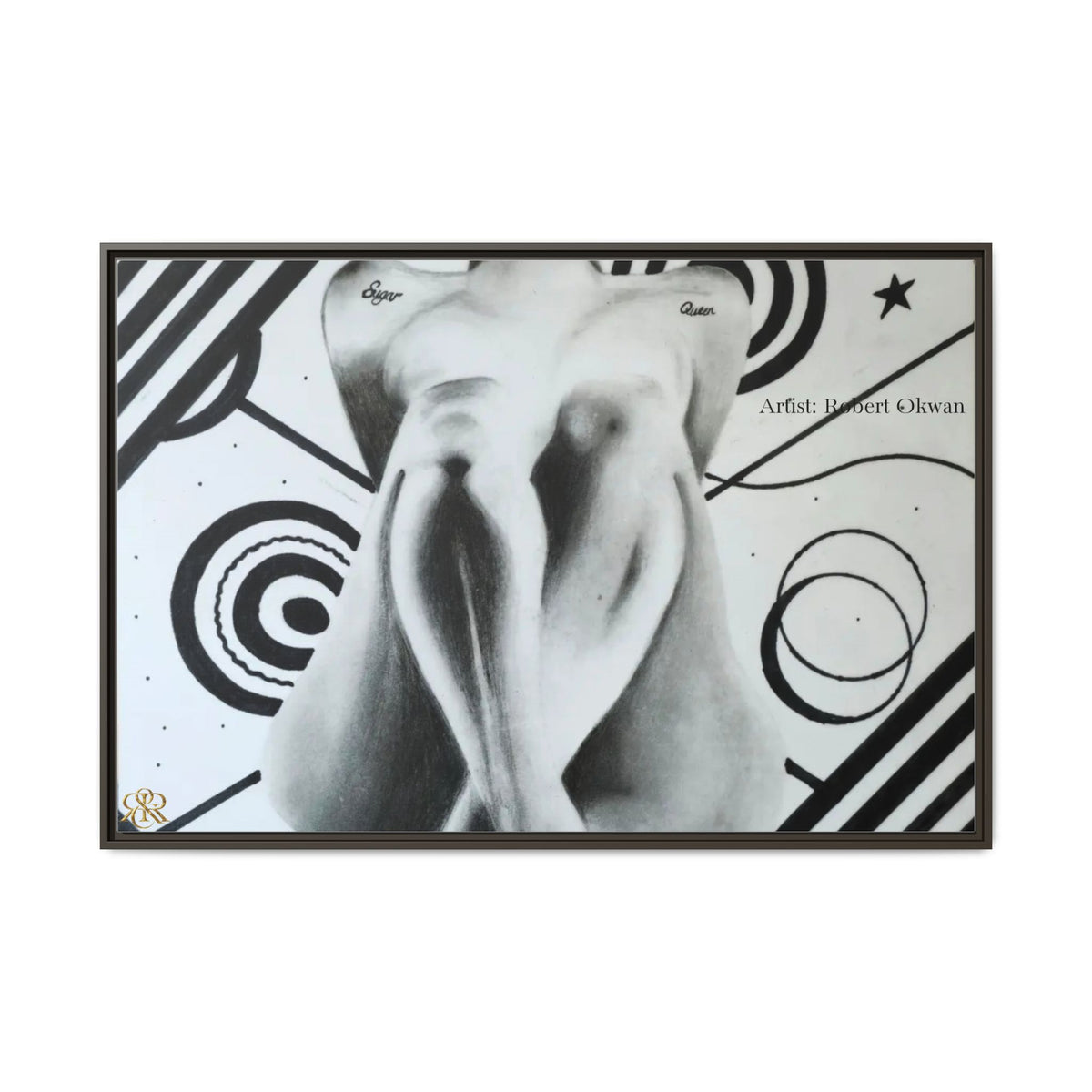 Matte Canvas, Framed (Multi-color)