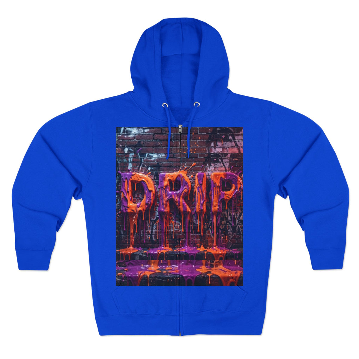 Unisex "DRIP" Graphic Zip Hoodie