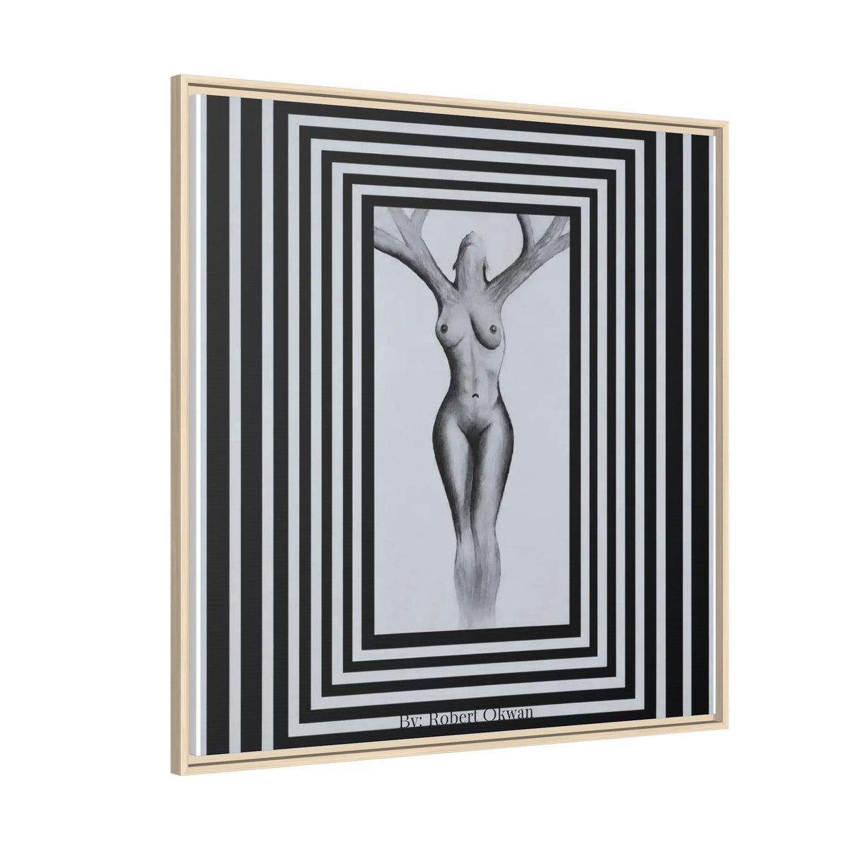 Matte Canvas, Framed (Multi-color)