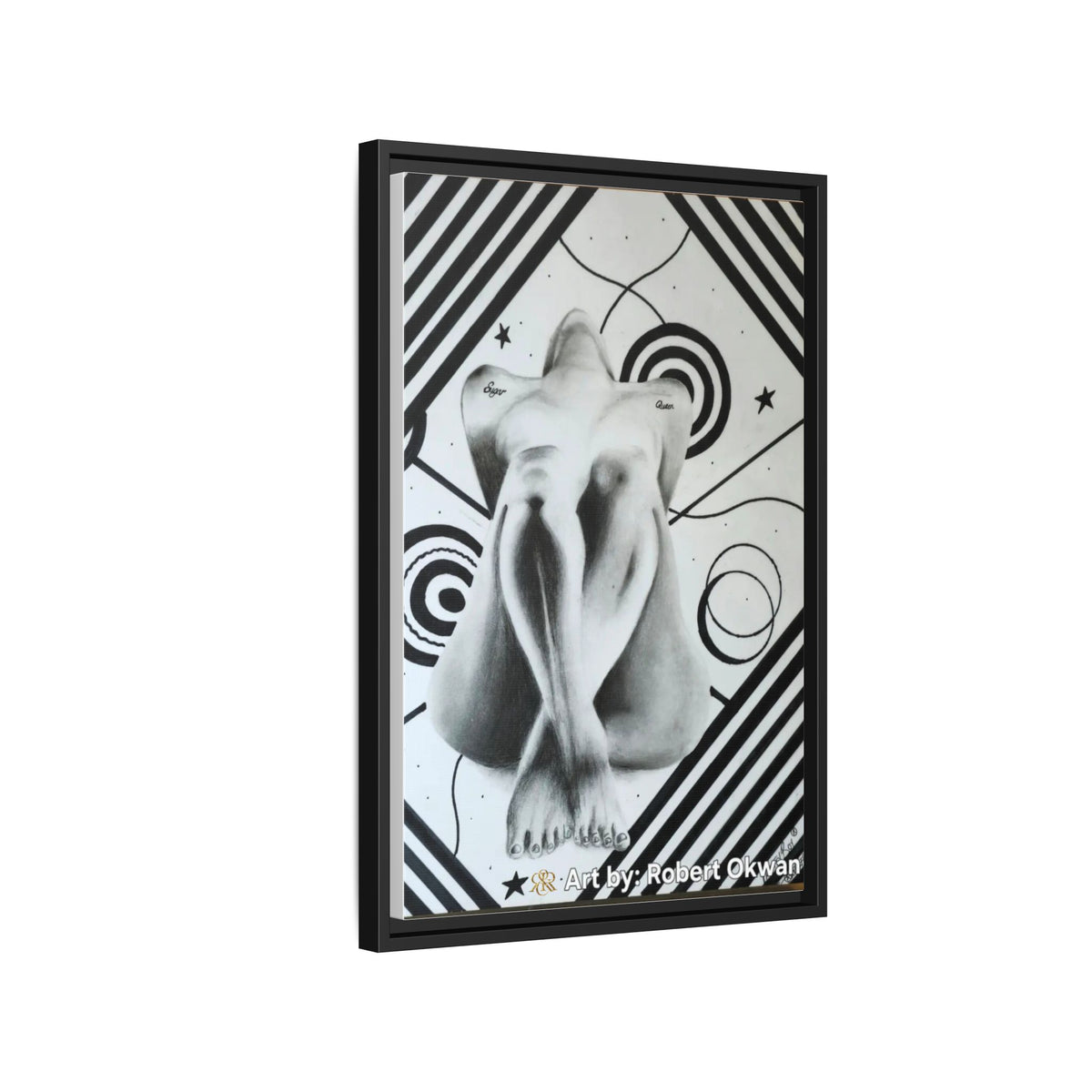 Matte Canvas, Framed (Multi-color)