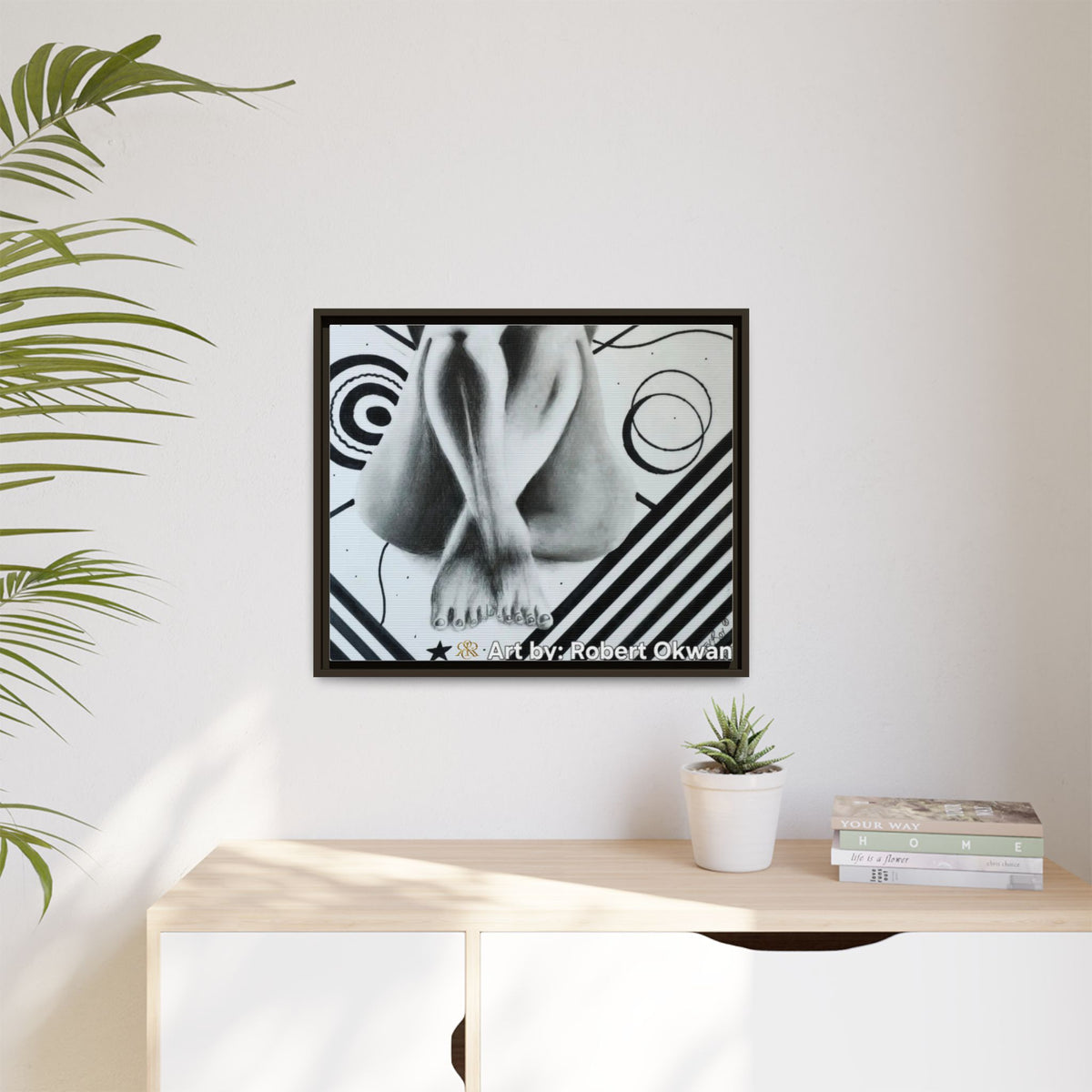 Matte Canvas, Framed (Multi-color)