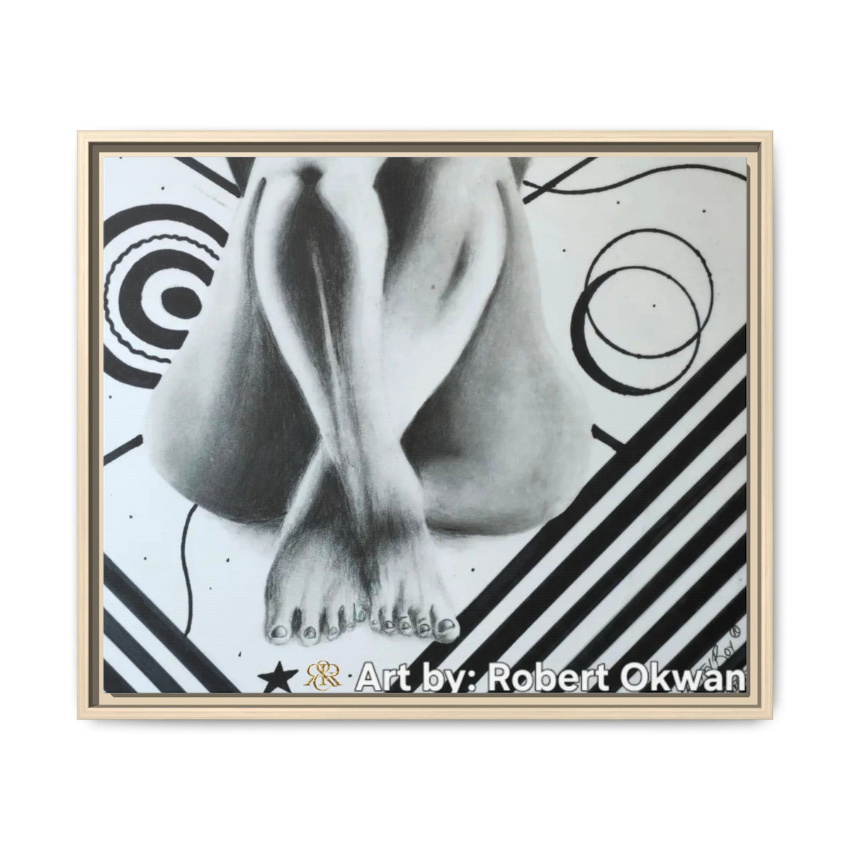 Matte Canvas, Framed (Multi-color)