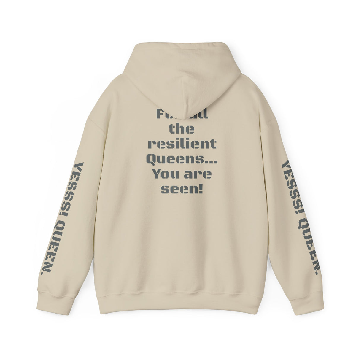 Crowned Girl Hoodie - Black Girl Magic Royalty Sweatshirt