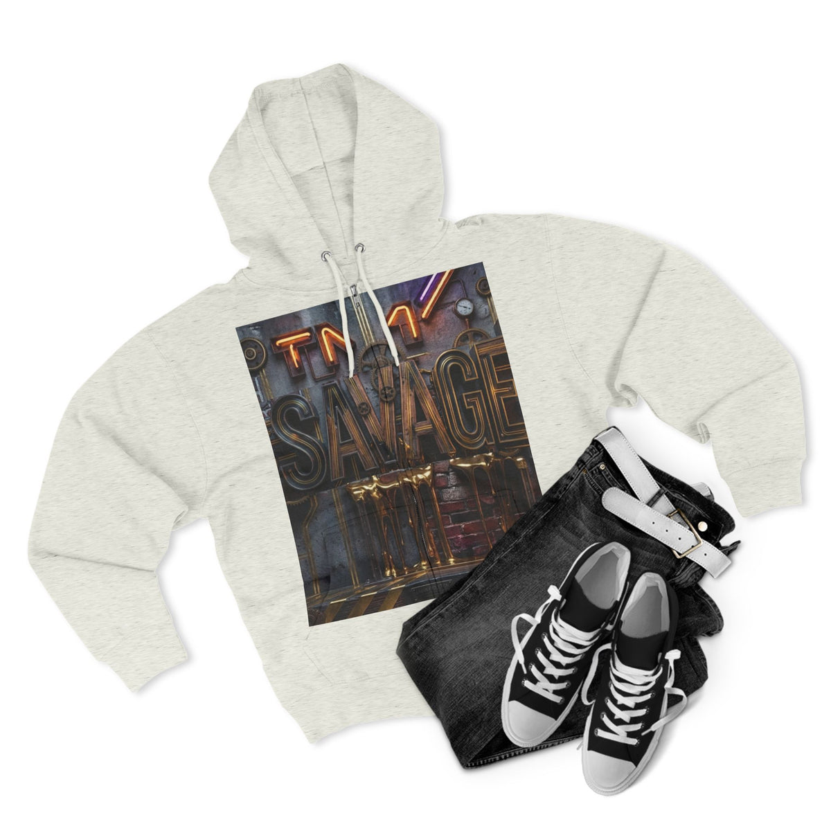 Unisex "Savage graphic" Zip Hoodie
