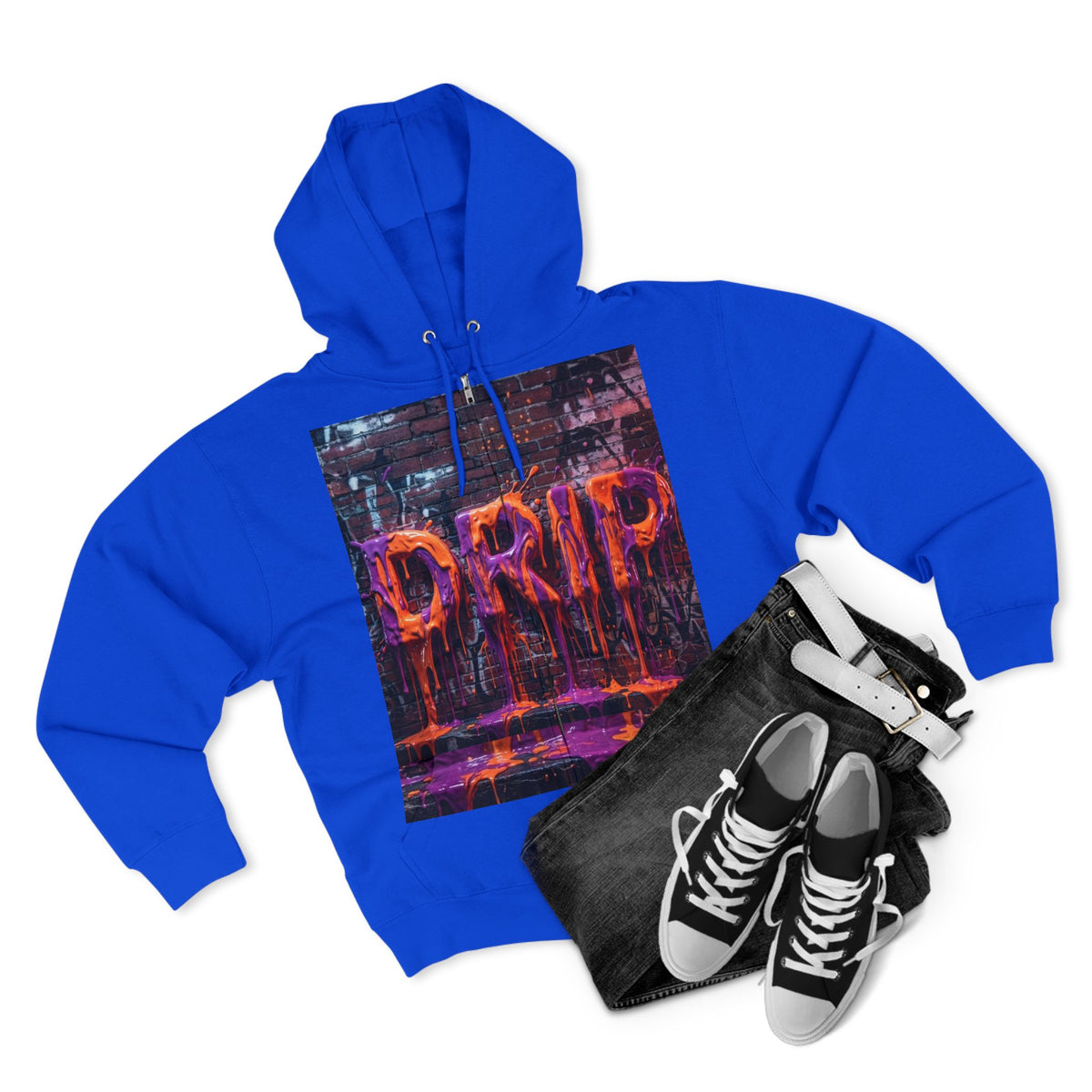 Unisex "DRIP" Graphic Zip Hoodie