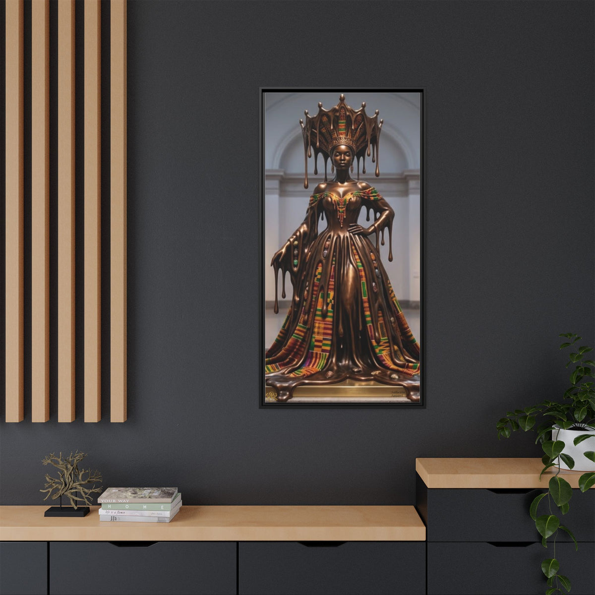 Matte Canvas, Framed (Multi-color)