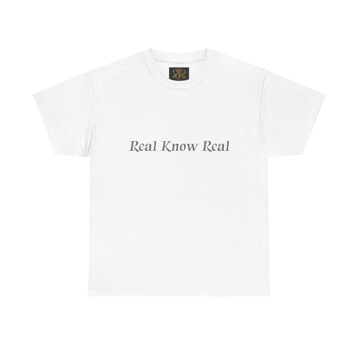 Unisex Heavy"RealKnowReal" Cotton Tee