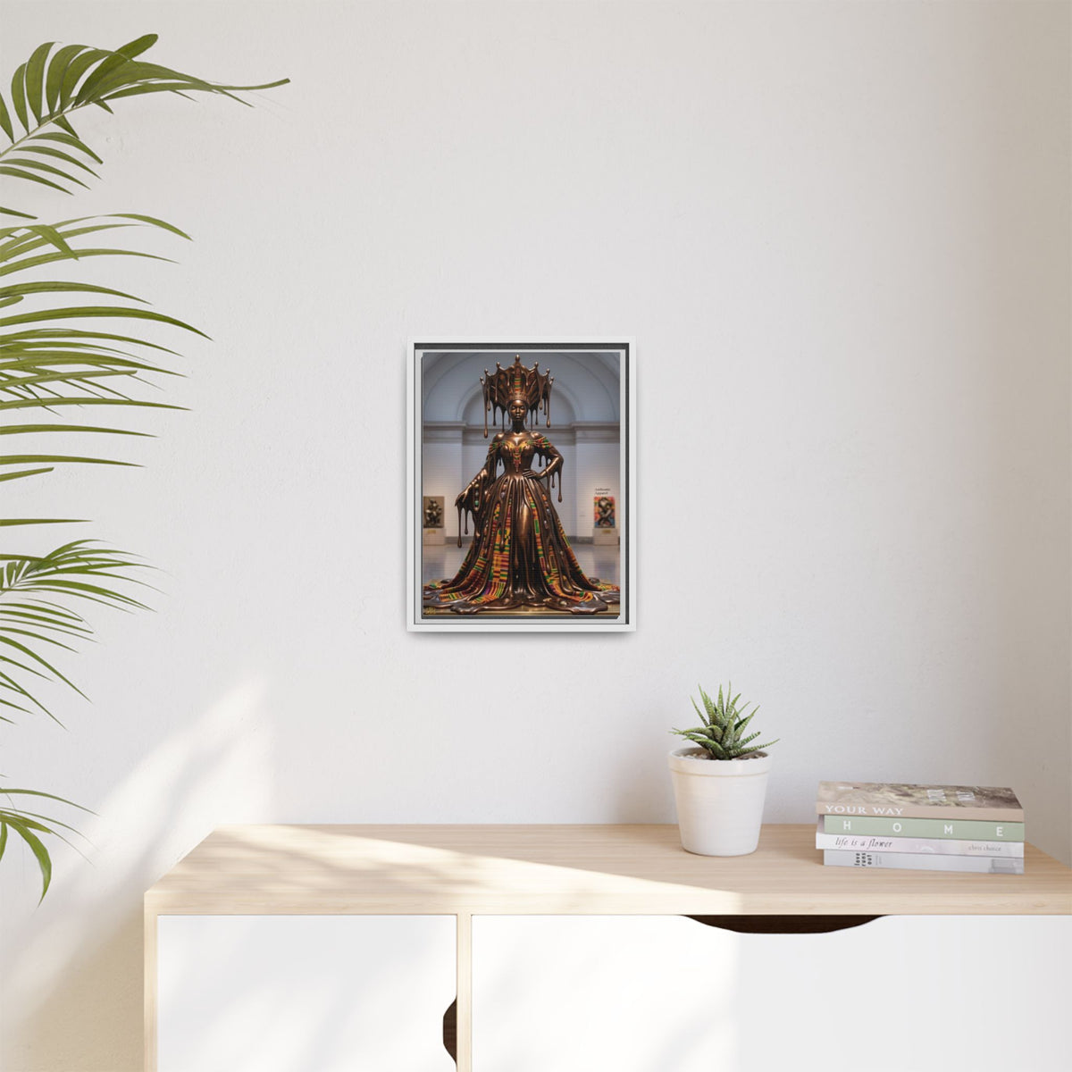 Matte Canvas, Framed (Multi-color)