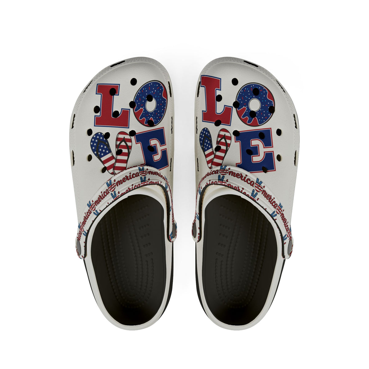 Adult EVA Foam Rubber Shoes (AOP)