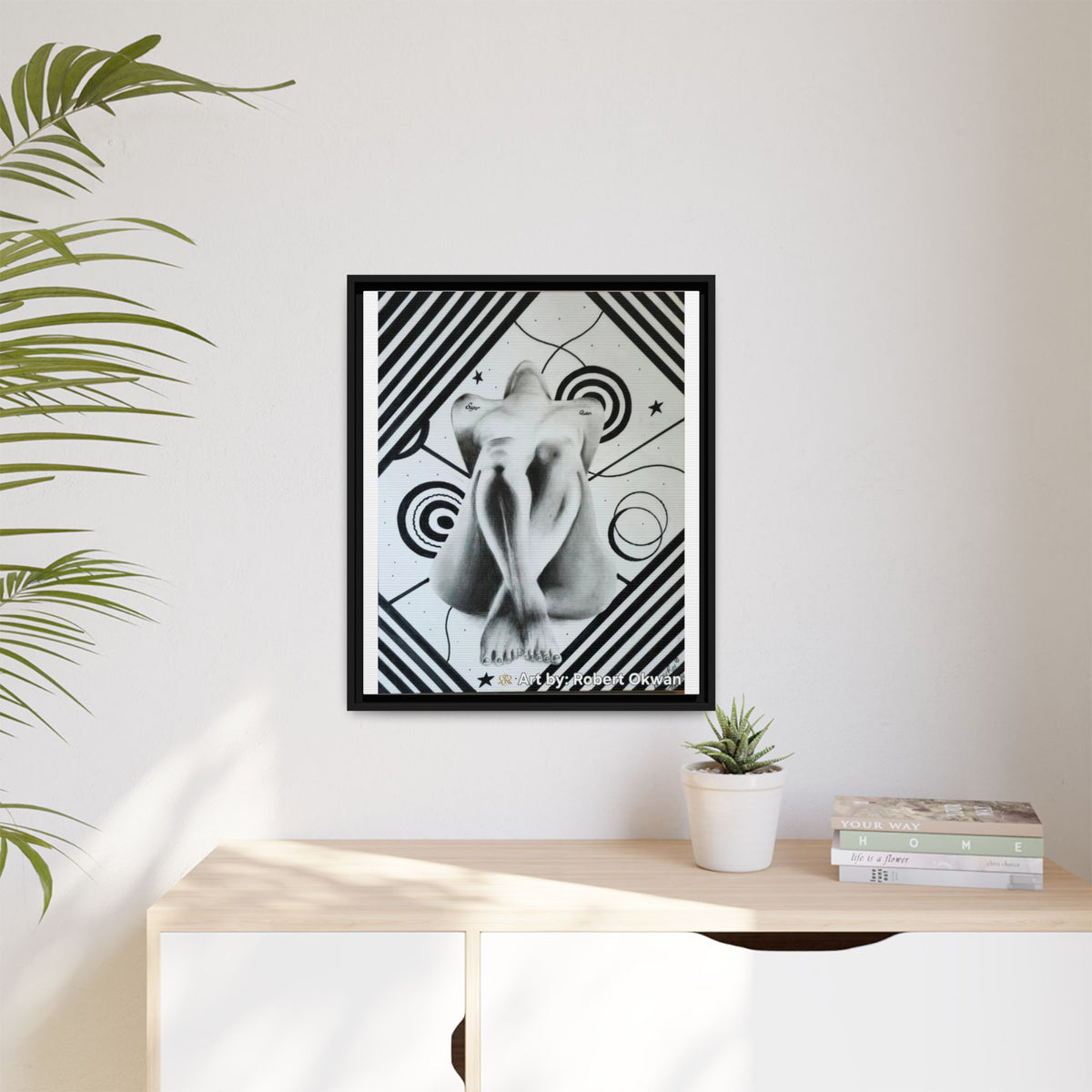 Matte Canvas, Framed (Multi-color)