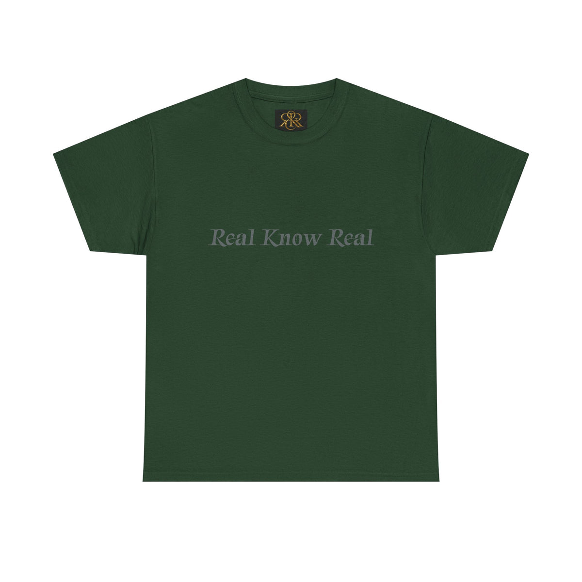 Unisex Heavy"RealKnowReal" Cotton Tee