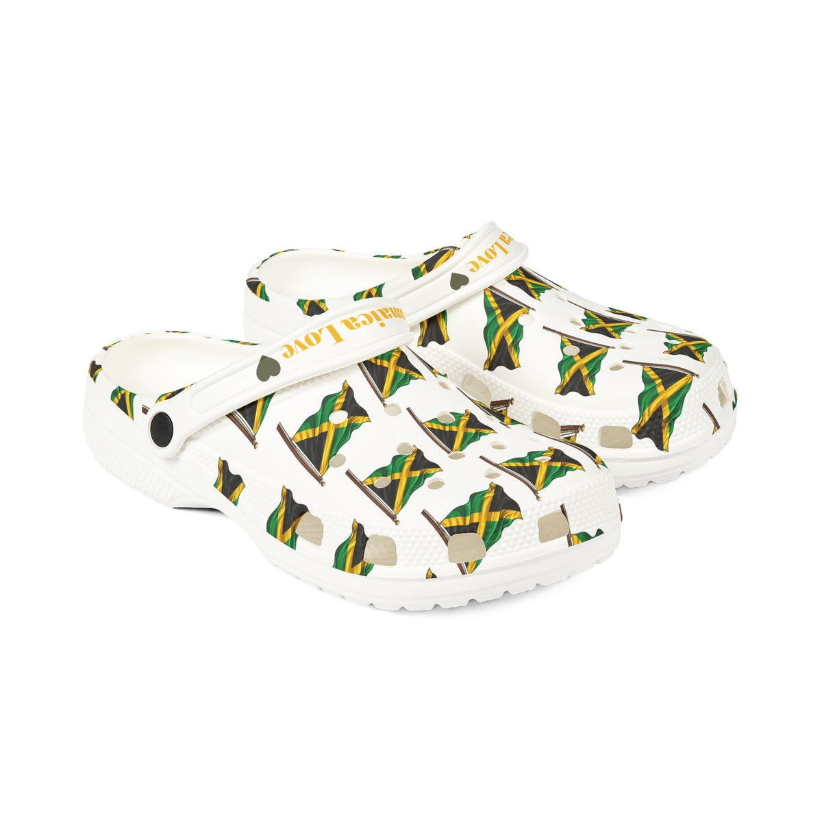Adults"EVA Foam Rubber Shoes (AOP)